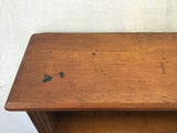 Vintage Dark-Stained Solid Cedar 5-Tier Shelf