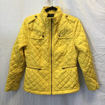 Talbot's Yellow Quilted Puffer Jacket