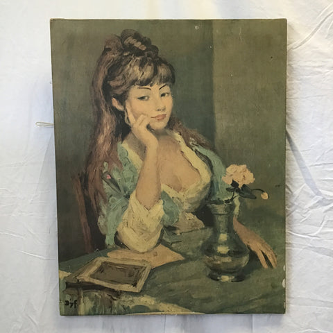 Vintage Portrait Print on Canvas