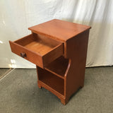Vintage Ethan Allen Solid Cherry 3-Tier 1-Drawer Night Stand