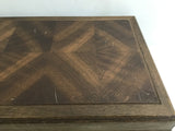 Vintage MCM Jay Import Co. Rosewood & Velvet Jewelry Box