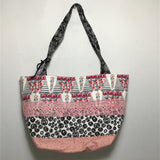 Adriana Cárdenas B. Handmade "Rosa Crochet" Quilted Bag