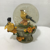 Vintage Goldfinch Water Globe