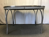 Vintage Atomic Grey Formica-Top Dining Table