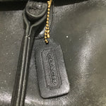 Coach Black Leather Equestrian Briefcase
