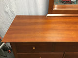 Vintage Mission Thomasville "Impressions" Solid & Veneer Cherry 9-Drawer Dresser