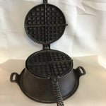 Vintage Griswold #8 Cast Iron High Base Waffle Iron