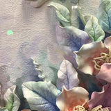 Signed Floral Mixed Media Shadowbox