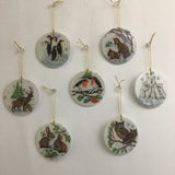 Susan Sitaraman "Animals In Snow" Hanging Ornament
