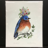 Cruz Illustrations "Bluebird" 8x10 Signed Art Print