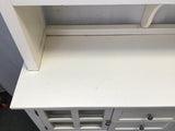 Modern Pier 1 "Ronan" White Buffet & Hutch
