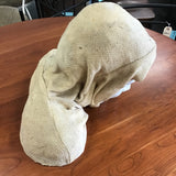 Molded Plaster Hooded Figure Statue