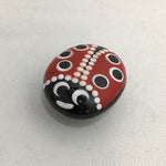 Susan Sitaraman Single Hand Painted Smiling Ladybug On Glass Magnet
