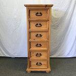 Modern Solid Pine 6-Drawer Lingerie Chest