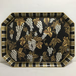 Retired Mackenzie Childs Black Grape Tray