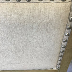 Set of 4 Contemporary Linin "Emmy" Upholstered Counter Stools
