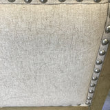 Set of 4 Contemporary Linin "Emmy" Upholstered Counter Stools