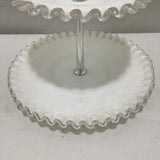 Vintage Fenton "Silver Crest" 2-Tier Pastry Server