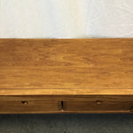 Modern Hand Crafted Solid Chinese Elm 4-Drawer Sofa Table