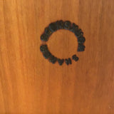 Vintage Shaker Solid Cherry Mantel Clock