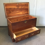 Vintage Federal Lane Black Walnut & Cedar Chest