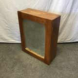 Vintage Medium-Stained Solid Cherry Bathroom Cabinet