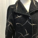 Vintage Maralyce Ferree Brown Wool Blend Single-Breasted Coat