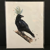Cruz Illustrations "Crow" 8x10 Signed Art Print
