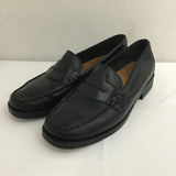 Retired Bass "Katherine II" Black Leather Loafers