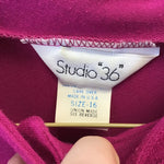 Studio 36 Pink Fit & Flare Midi/Maxi Dress