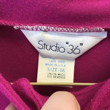 Studio 36 Pink Fit & Flare Midi/Maxi Dress