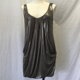 Diane vonFurstenberg Silver Mini Dress