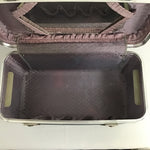 Vintage Jet Flite Blue Hard-Side Travel Make-Up Case