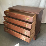 Vintage Federal Statton Solid Cherry 4-Drawer Dresser