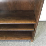 Vintage Sligh Walnut Veneer 4-Tier Shelf