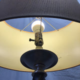 Modern Brown & Silver Metal Floor Lamp