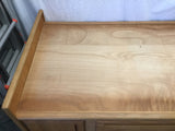 Custom Modern Solid & Veneer Oak 4-Drawer Twin Platform Bed