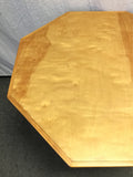 Custom Cherry Veneer Octogonal Pedestal Dining Table