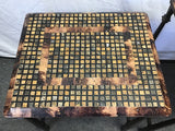 2pc Faux-Tortoise Shell Nesting Tables