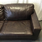 Discontinued Ashley Furniture Brown Leather "Morelos" Sofa