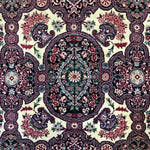 Vintage Oriental Floral Wool 4x6 Area Rug