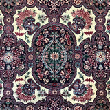 Vintage Oriental Floral Wool 4x6 Area Rug