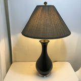 Modern Glossy Black Table Lamp