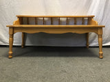 Vintage Ethan Allen Solid Cherry 2-Tier Coffee Table