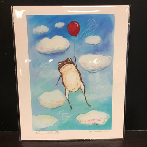 Cruz Illustrations "Otto Is In The Air" 8x10 Signed Art Print