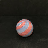 Single Retired Mackenzie-Childs Peppermint Swirl Ceramic Knob