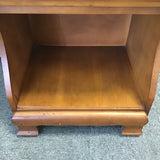 Vintage Ward Cherry Veneer 2-Tier Night Stand