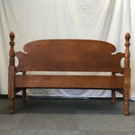 Upcycled Vintage Solid Maple & Pine Bedframe Bench