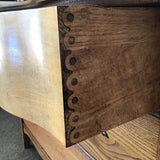 Antique Craftsman Solid American Chestnut 4-Drawer Dresser