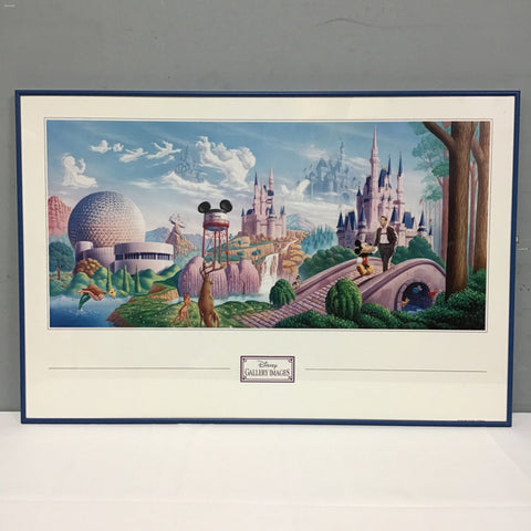 Retired 1990's Disney Gallery Images "Walt's Dream"